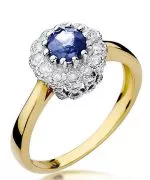 Bonore - Gold 585 - Tanzanite 0,5 ct ring