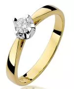 Bonore - Gold 585 - Diamond 0,2 ct ring