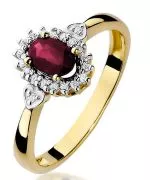 Bonore - Gold 585 - Ruby 0,6 ct ring