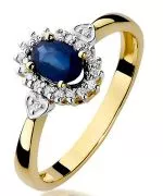 Bonore - Gold 585 - Sapphire 0,7 ct ring