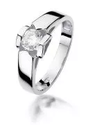 Bonore - White Gold 585 - Diamond 0,5 ct ring