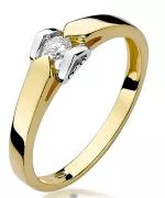 Bonore - Gold 585 - Diamond 0,09 ct ring