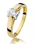 Bonore - Gold 585 - Diamond 0,3 ct ring
