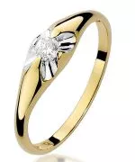 Bonore - Gold 585 - Diamond 0,1 ct ring