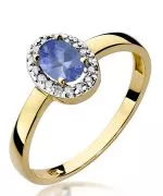 Bonore - Gold 585 - Tanzanite 0,4 ct ring