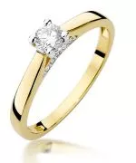 Bonore - Gold 585 - Diamond 0,25 ct ring