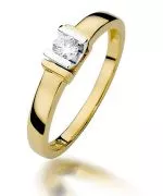 Bonore - Gold 585 - Diamond 0,1 ct ring