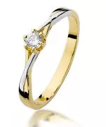 Bonore - Gold 585 - Diamond 0,12 ct ring