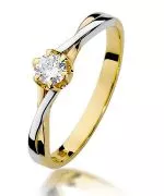Bonore - Gold 585 - Diamond 0,23 ct ring