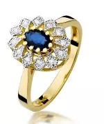 Bonore - Gold 585 - Sapphire 0,7 ct ring