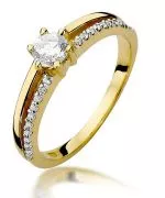 Bonore - Gold 585 - Diamond 0,3 ct ring