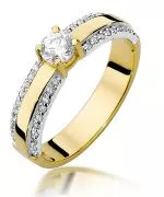 Bonore - Gold 585 - Diamond 0,25 ct ring