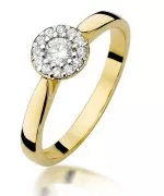 Bonore - Gold 585 - Diamond 0,12 ct ring