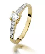 Bonore - Gold 585 - Diamond 0,3 ct ring