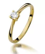 Bonore - Gold 585 - Diamond 0,15 ct ring