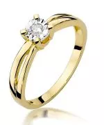 Bonore - Gold 585 - Diamond 0,08 ct ring