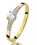 Bonore - Gold 585 - Diamond 0,15 ct ring