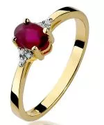 Bonore - Gold 585 - Ruby 0,6 ct ring