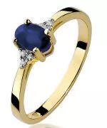 Bonore - Gold 585 - Sapphire 0,7 ct ring