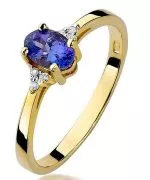 Bonore - Gold 585 - Tanzanite 0,4 ct ring
