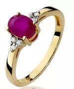 Bonore - Gold 585 - Ruby 1 ct ring
