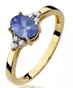 Bonore - Gold 585 - Tanzanite 0,7 ct ring