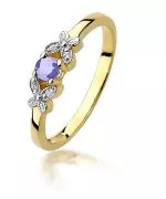 Bonore - Gold 585 - Tanzanite 0,15 ct ring