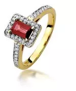 Bonore - Gold 585 - Ruby 0,8 ct ring