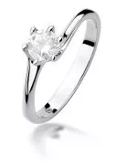 Bonore - White Gold 585 - Diamond 0,5 ct ring