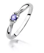 Bonore - White Gold 585 - Tanzanite 0,15 ct ring