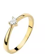 Bonore - Gold 585 - Diamond 0,1 ct ring