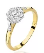 Bonore - Gold 585 - Diamond 0,23 ct ring