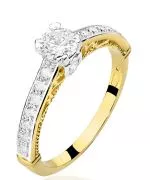 Bonore - Gold 585 - Diamond 0,3 ct ring