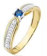 Bonore - Gold 585 - Sapphire 0,15 ct ring