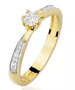 Bonore - Gold 585 - Diamond 0,15 ct ring