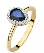 Bonore - Gold 585 - Sapphire 0,6 ct ring