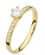 Bonore - Gold 585 - Diamond 0,25 ct ring