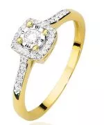 Bonore - Gold 585 - Diamond 0,08 ct ring
