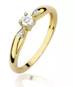 Bonore - Gold 585 - Diamond 0,02 ct ring