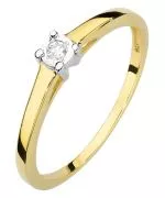 Bonore - Gold 585 - Diamond 0,03 ct ring