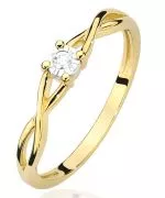 Bonore - Gold 585 - Diamond 0,03 ct ring