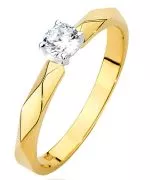 Bonore - Gold 585 - Diamond 0,2 ct ring