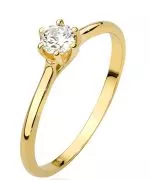 Bonore - Gold 585 - Diamond 0,25 ct ring