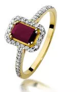 Bonore - Gold 585 - Ruby 0,8 ct ring