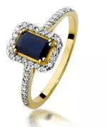 Bonore - Gold 585 - Sapphire 0,6 ct ring