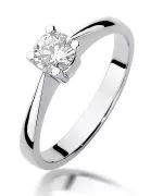 Bonore - White Gold 585 - Diamond 0,5 ct ring