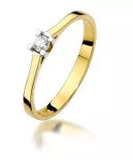 Bonore - Gold 585 - Diamond 0,09 ct ring