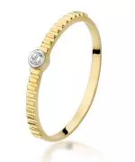 Bonore - Gold 585 - Diamond 0,04 ct ring