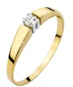 Bonore - Gold 585 - Diamond 0,08 ct ring