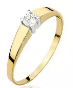 Bonore - Gold 585 - Diamond 0,25 ct ring